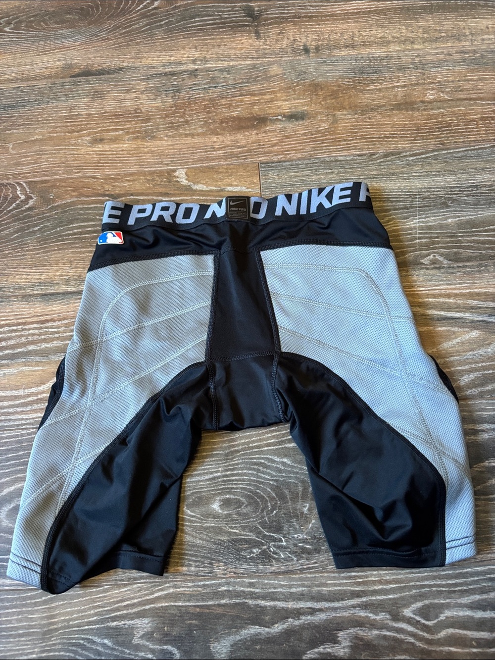 Nike Black and Gray Pro Compression Shorts